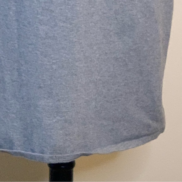 OLD NAVY Dress Gray Tee Size Large Stretchy V-Neck - Picture 5 of 7